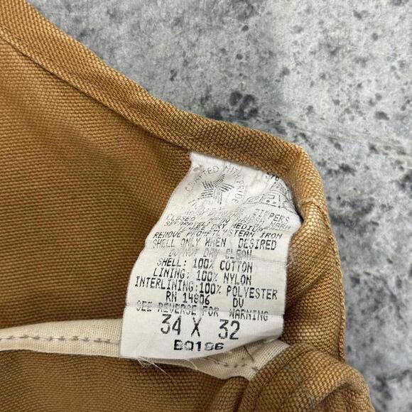 Vintage Carhartt Double Knee Insulated Overalls - Picture 6 of 6